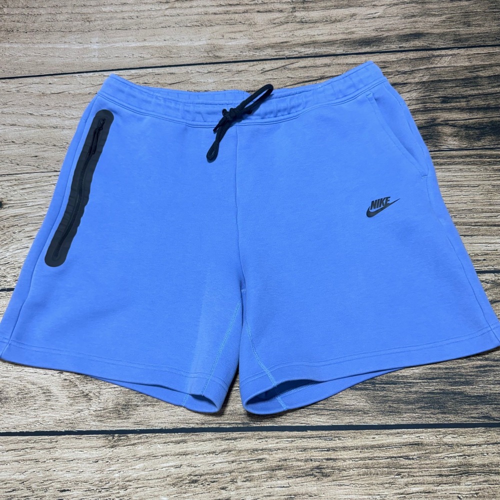 Nike Tech Fleece Shorts Mens 2XL Blue FB8171-450 Athletic Gym Casual Pocket